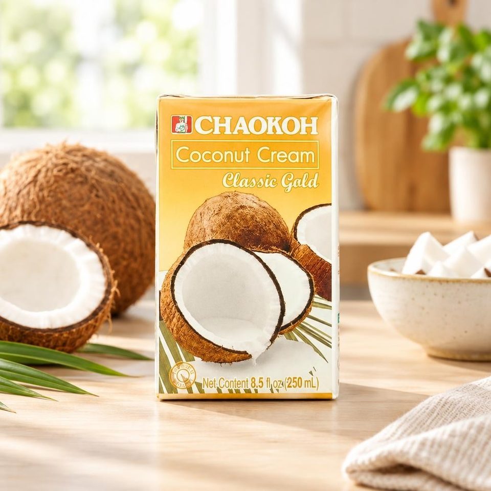 Кокосовые сливки CHAOKON CLASSIC GOLD 20-22 % жир 250 мл тетра пак