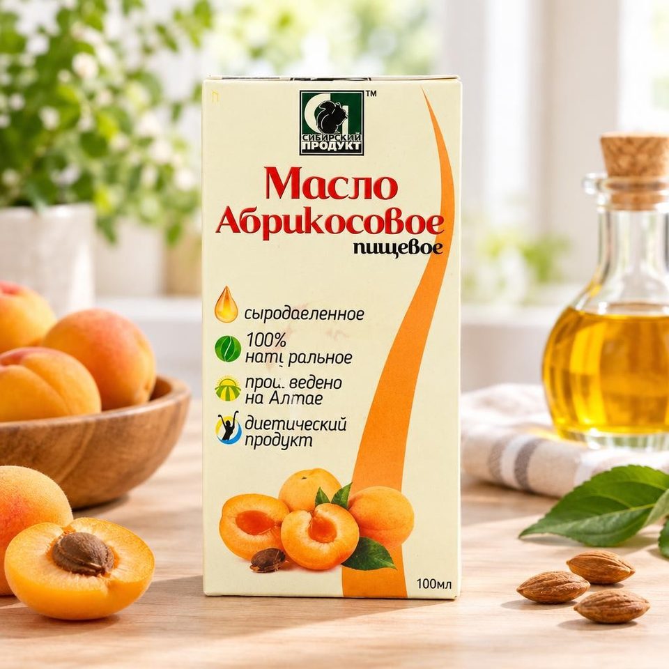 Сибирский продукт Масло абрикосовой косточки 100 мл
