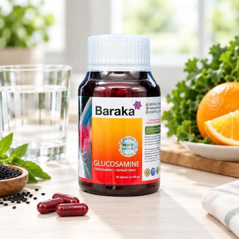 Барака Джоинтсейв Glucosamine капсул 90шт