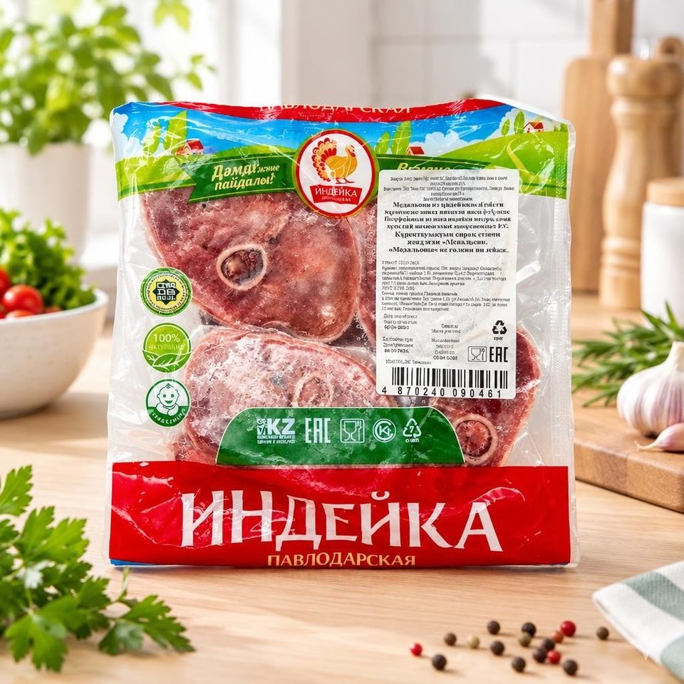 Индейка павлодарская медальоны из  индейки