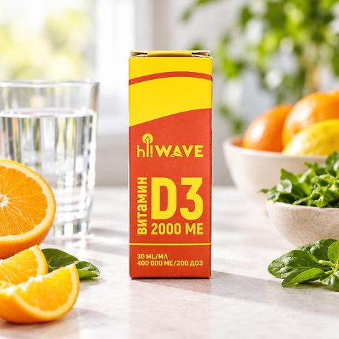 New Wave витамин D3 2000 me 30 мл