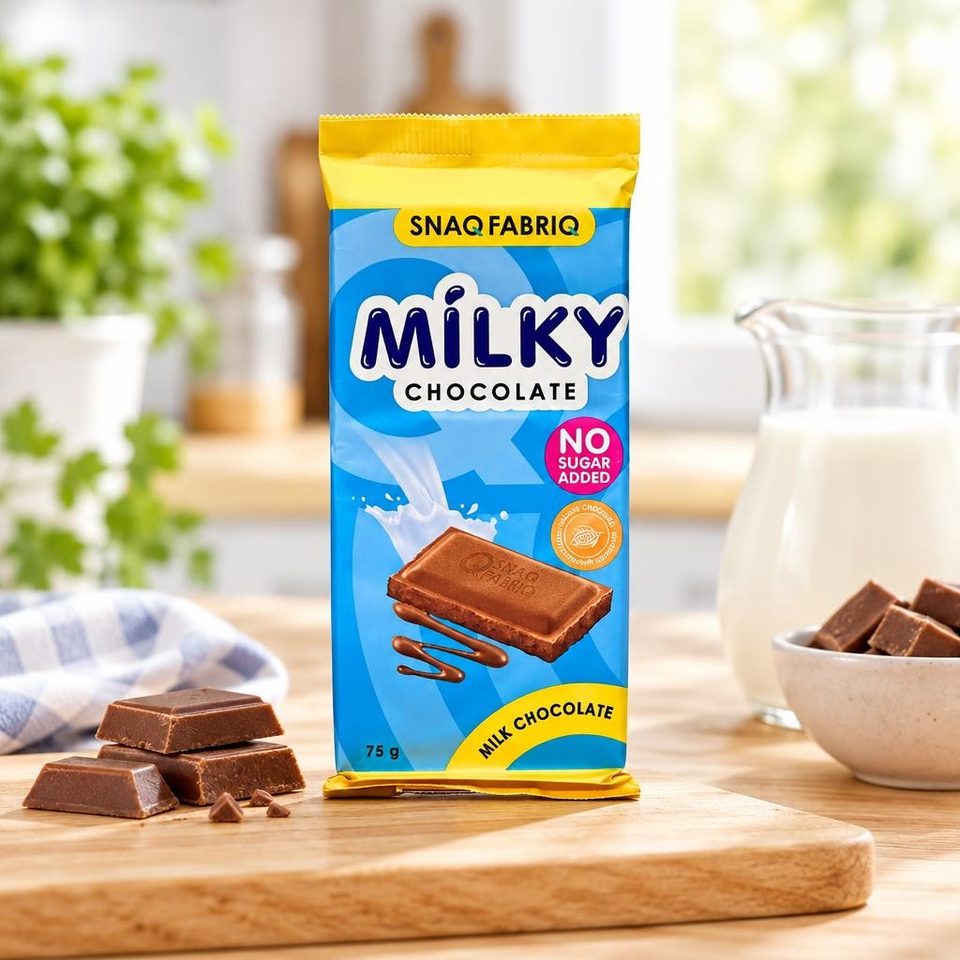 SNAQ FABRIQ Молочный шоколад 75 гр 24 шт