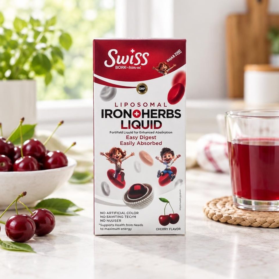 Swiss Bork Iron+herbs liquid 150ml
