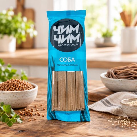 Чим чим Гречневая лапша Соба 250гр