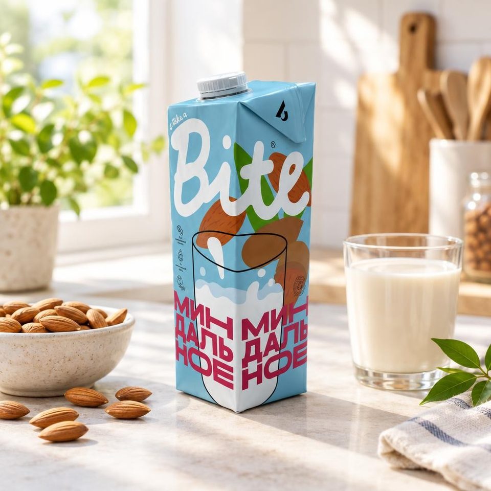 Bite Напиток Миндальный пастеризованный 1л