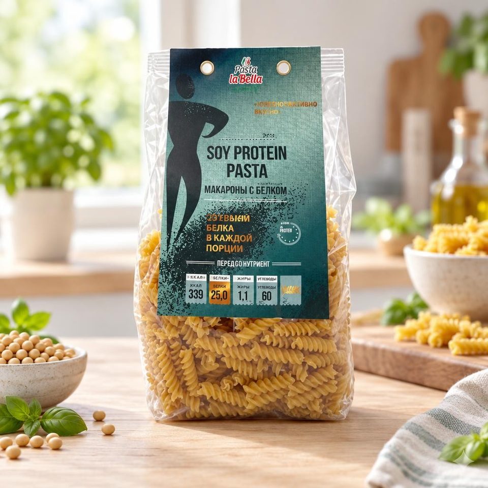 Pasta la Bella forFIT Макароны с белком 300 гр 10 шт