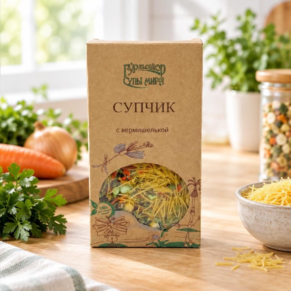 Супы Мира Супчик с вермишелькой 210 гр 10 шт