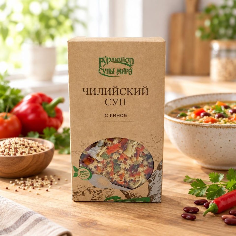 Супы Мира Чилийский суп с киноа 210 гр 10 шт