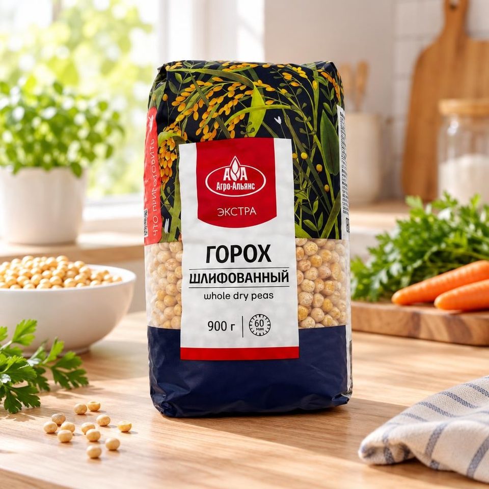 Элитный горох Экстра 0,9 кг 12 шт