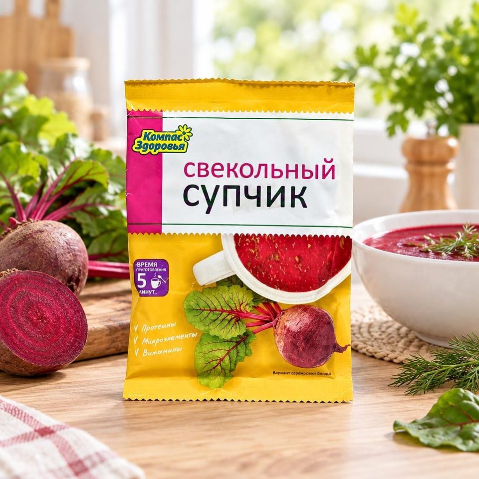 Суп-пюре Свекольный 30гр 90шт