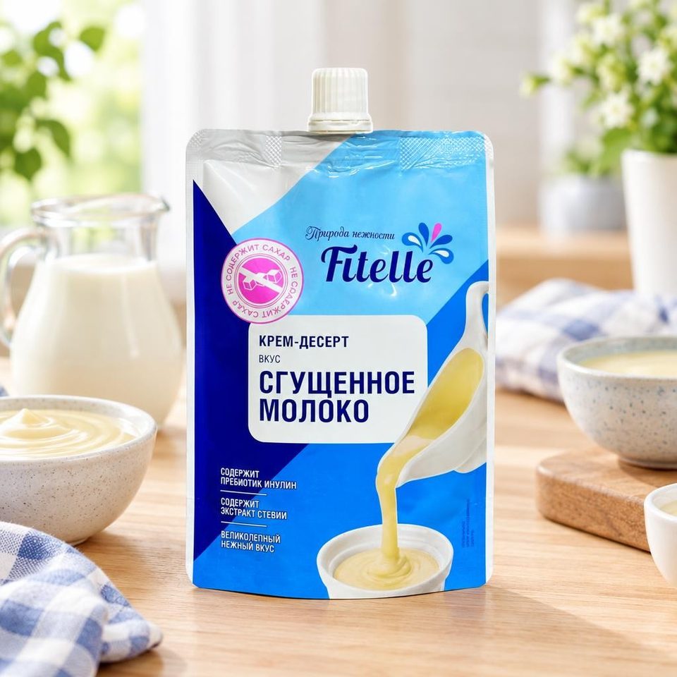Крем-десерт FitDelice Сгущеное молоко 100гр 18шт
