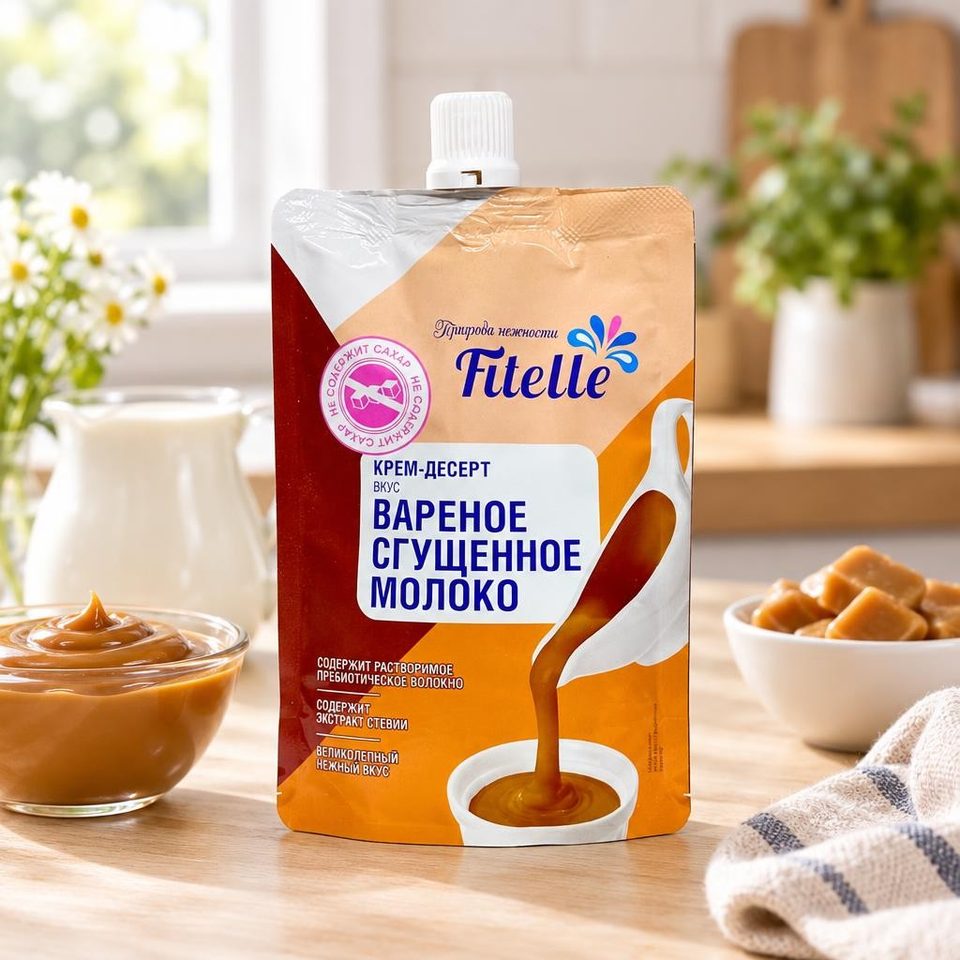 Крем-десерт FitDelice вареное Сгущеное молоко 100гр 18шт