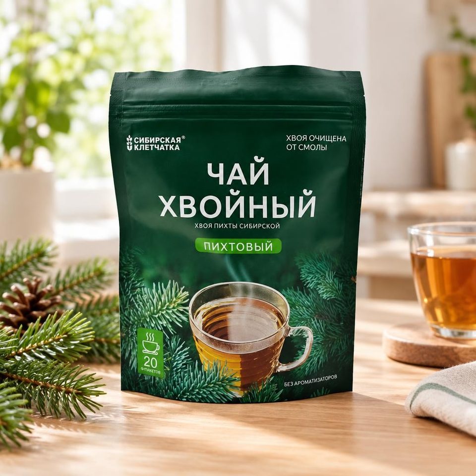 Сибирская клетчатка Хвойный чай пихтовый ф/пак 2 гр
