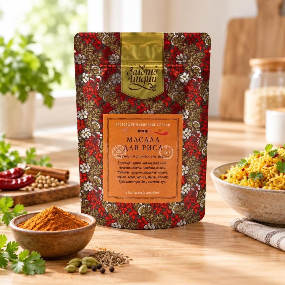 Смесь специй для риса (Rice Masala Powder) 150гр