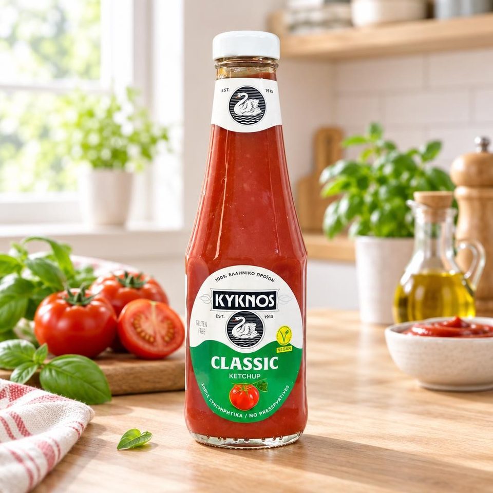 Кетчуп томатный Kyknos 330 гр