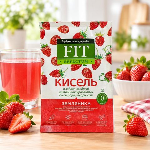 Фитпарад Кисель Земляника Effectum 30гр 35шт