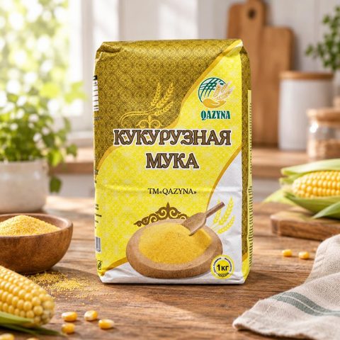 Казына Мука Кукурузная 1кг