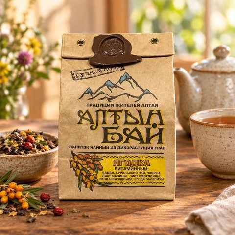 Алтын Бай Чай Ягодка витаминный 100гр