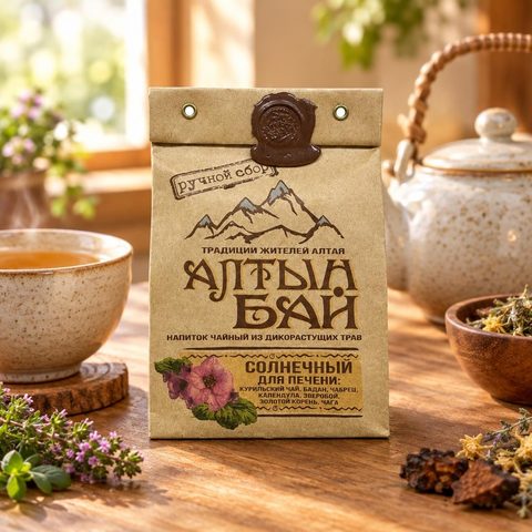 Алтын Бай Чай Солнечный для печени 100гр