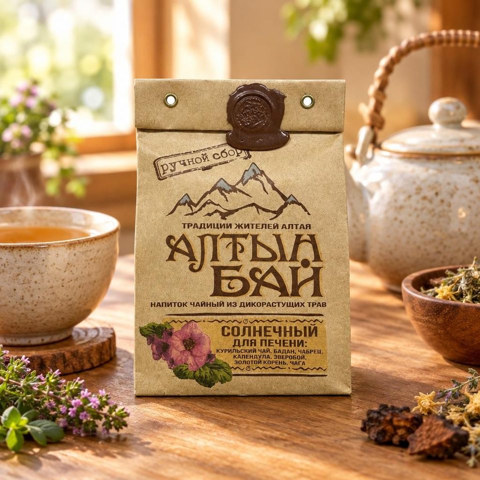 Алтын Бай Чай Солнечный для печени 100гр