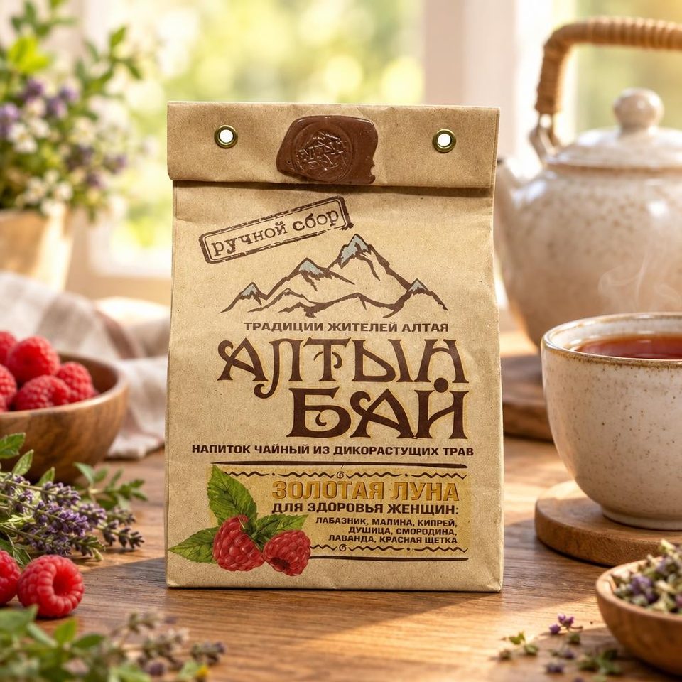 Алтын Бай Чай Золотая луна для здоровья женщин 100гр
