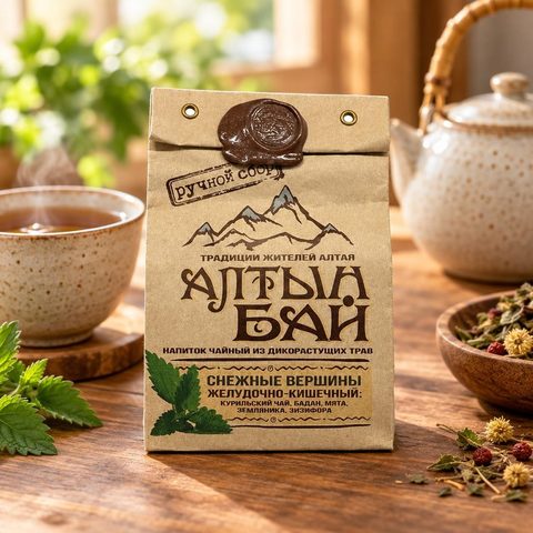 Алтын Бай Чай Снежные вершины желудочно-кишечный 100гр
