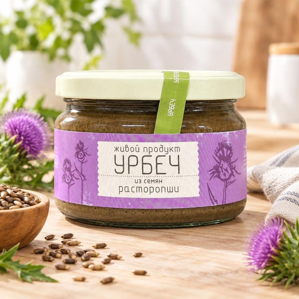 Урбеч из семян расторопши 225гр 16шт