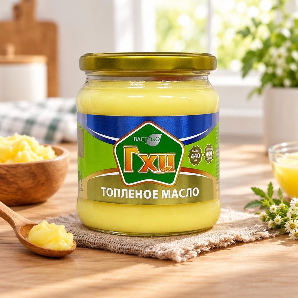 Топленое масло ГХИ 400 гр 12 шт