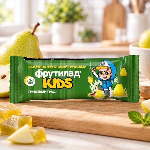Фрутилад Кидс Батончик Грушевый град 25гр 24шт