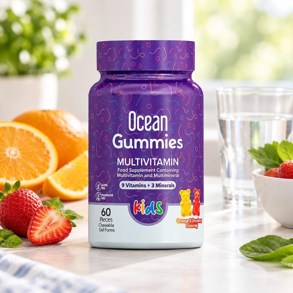 Orzax Ocean Gummies multivitamin kids 60жел.мишек 1+1