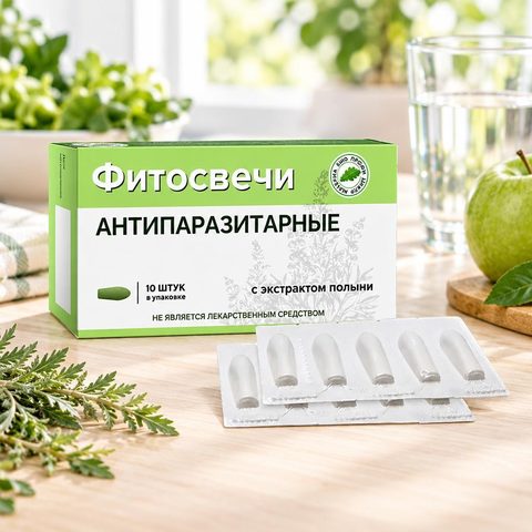 Фитосвечи Антипаразитарные 10шт блистер