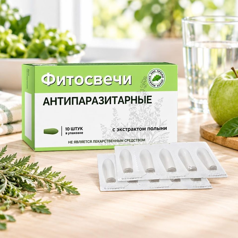 Фитосвечи Антипаразитарные 10шт блистер