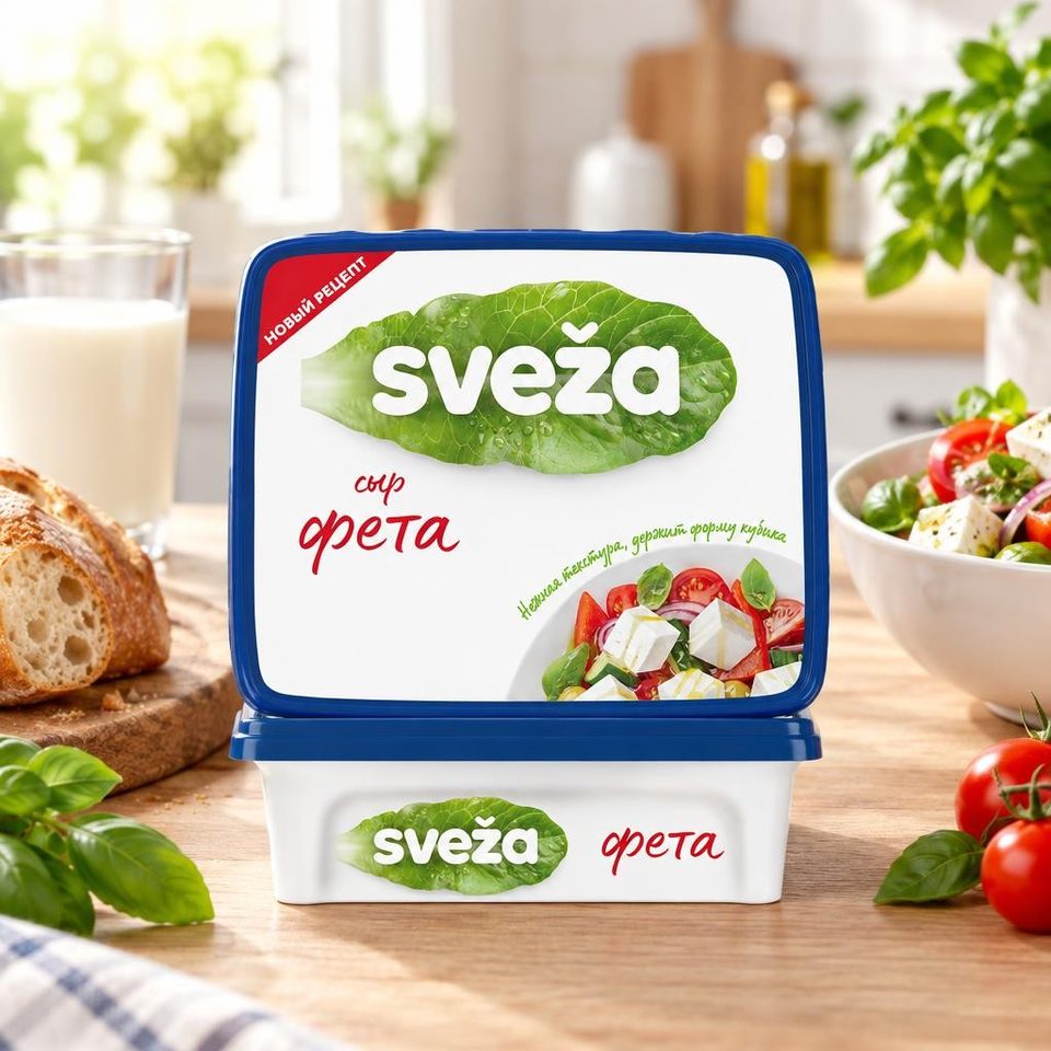 Сыр мягкий Фета Нежная 40% 250гр