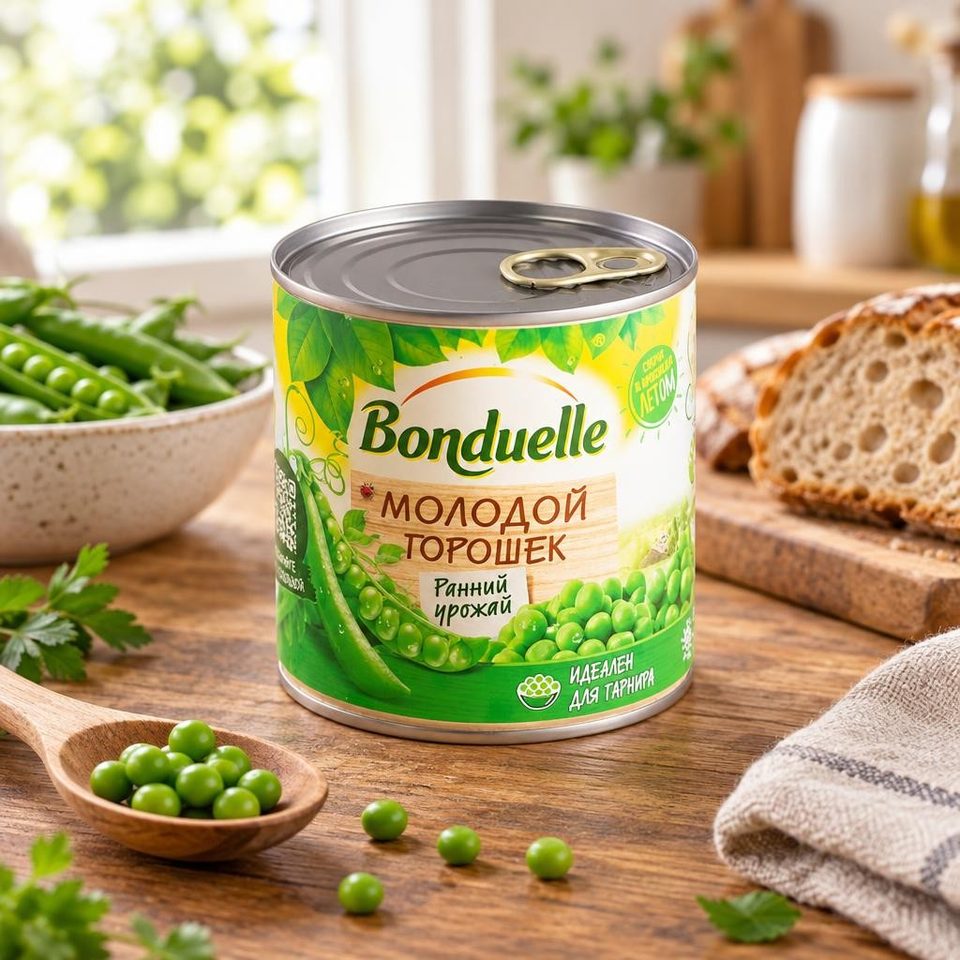 Bonduelle Горошек молодой 425мл