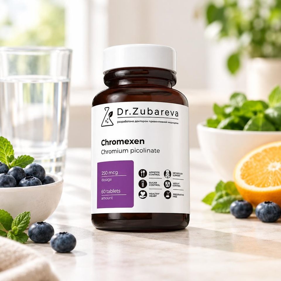 Dr.Zubareva Хромексен 60 табл