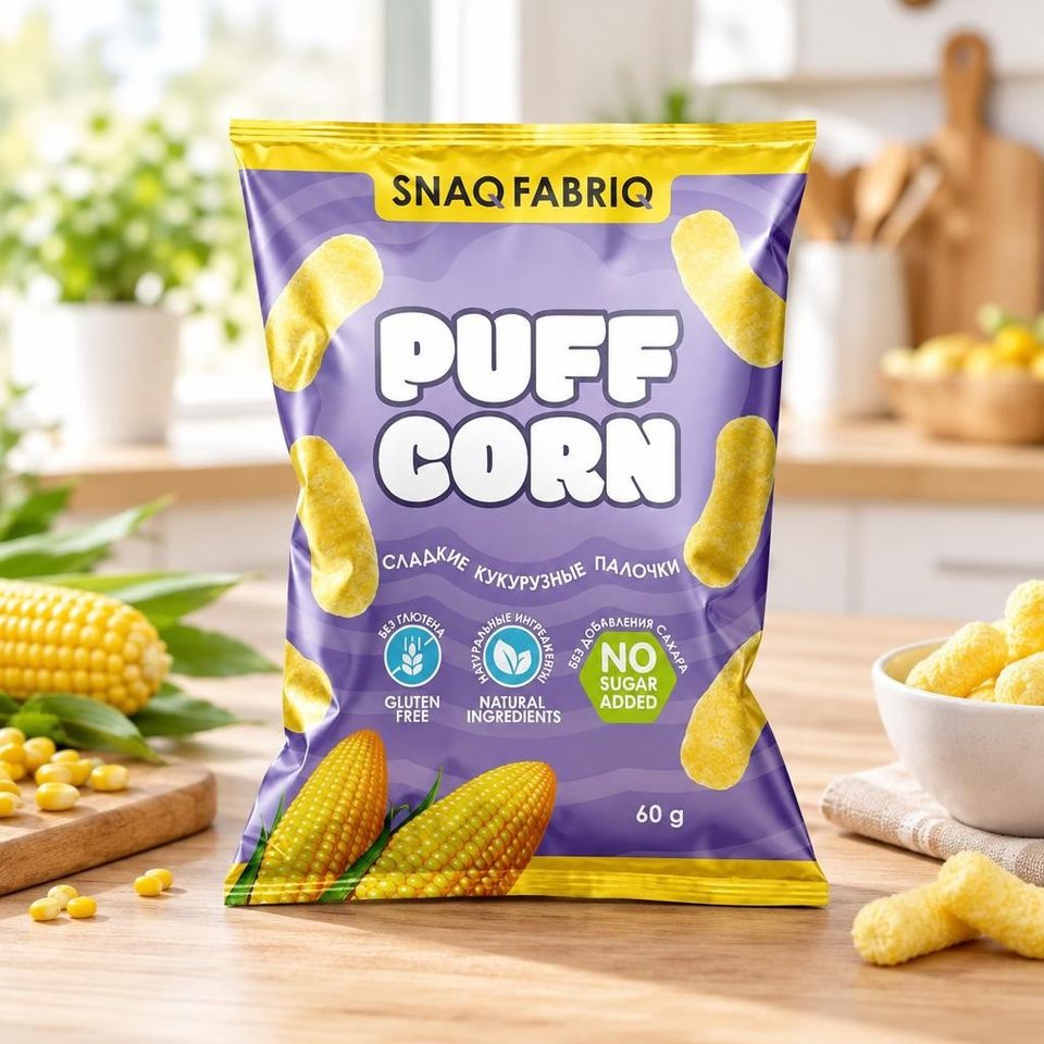 SNAQ FABRIQ Кукурузные палочки 60 гр 14 шт