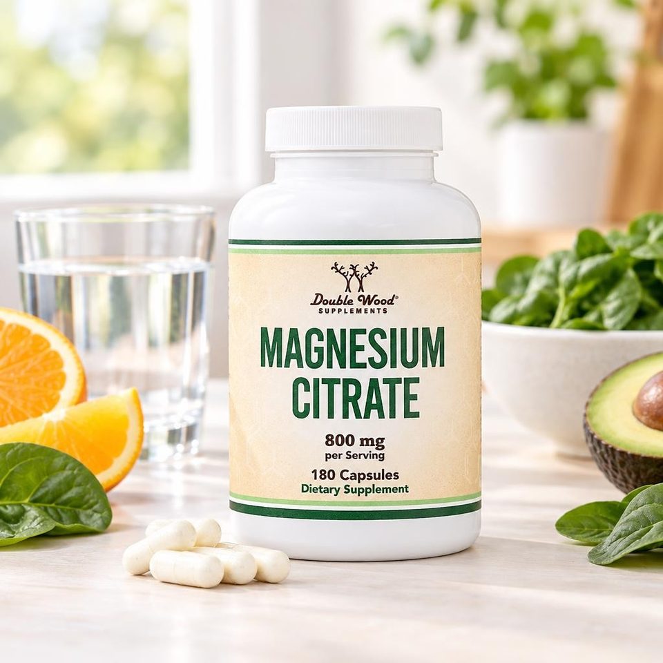 Double Wood Magnesium Citrate 800mg 180cap
