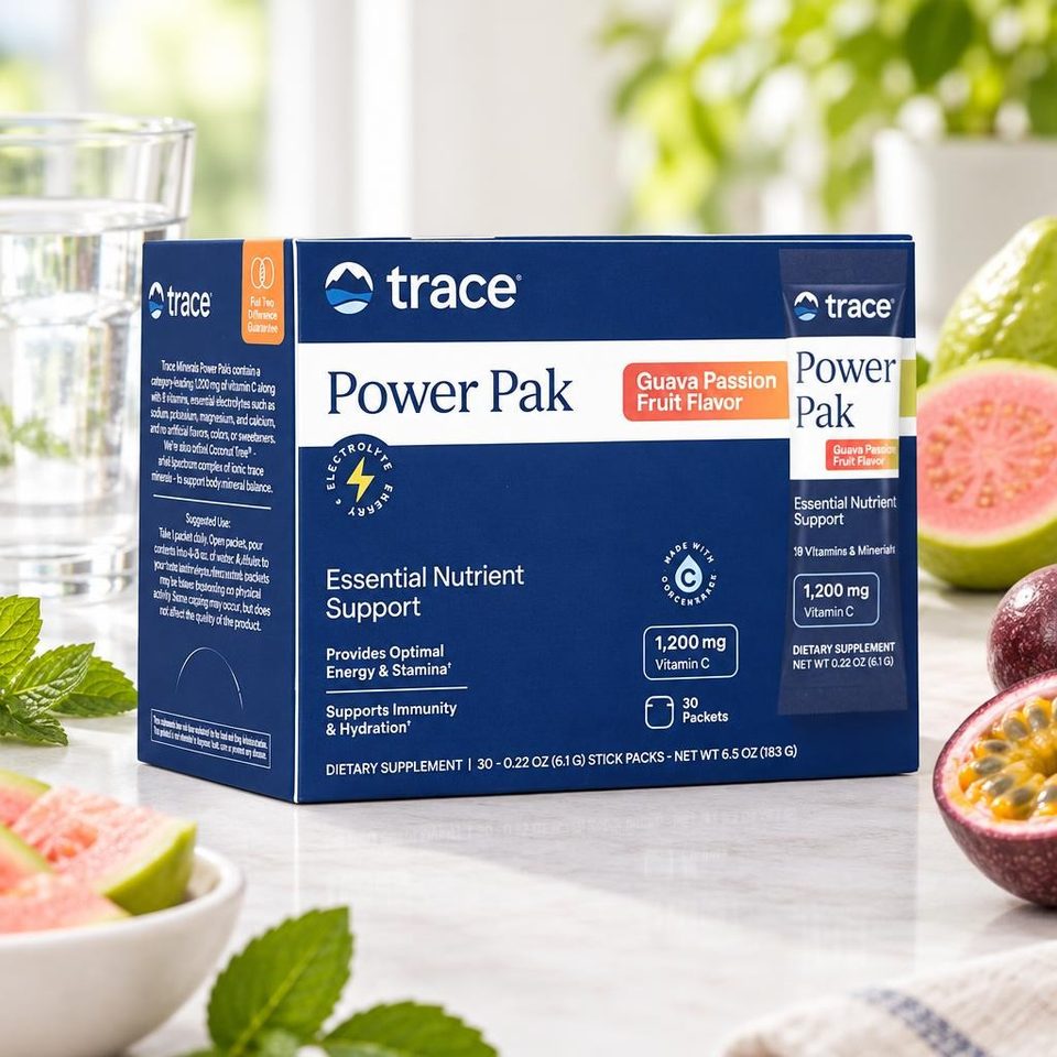 Trace Minerals Electrolyte Stamina-Guava Passion Fruit 30стик 3шт