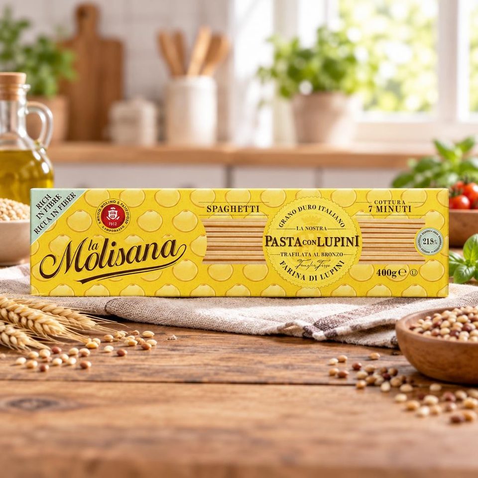 La Molisana SPAGHETTI GLUTEN FREE Мак. изд.СПАГЕТТИ многозерновые б/г 400г 12шт