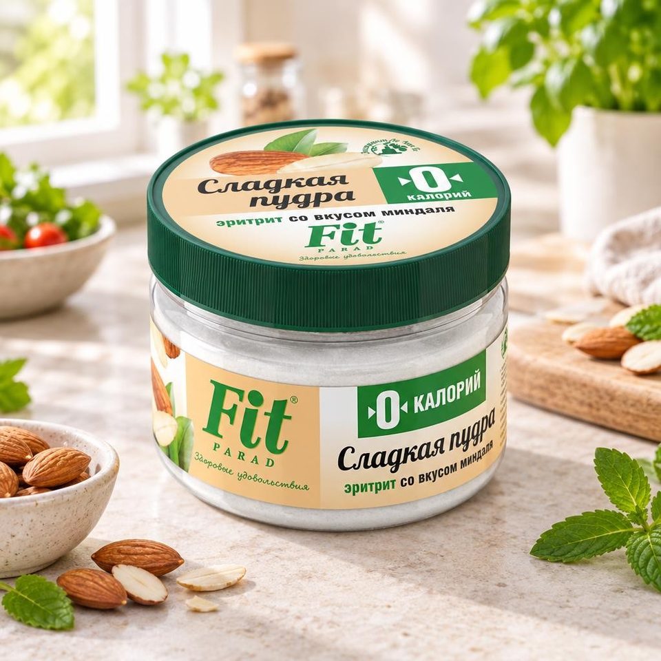 Фитпарад Сладкая пудра со вкусом миндаля 160гр 16шт