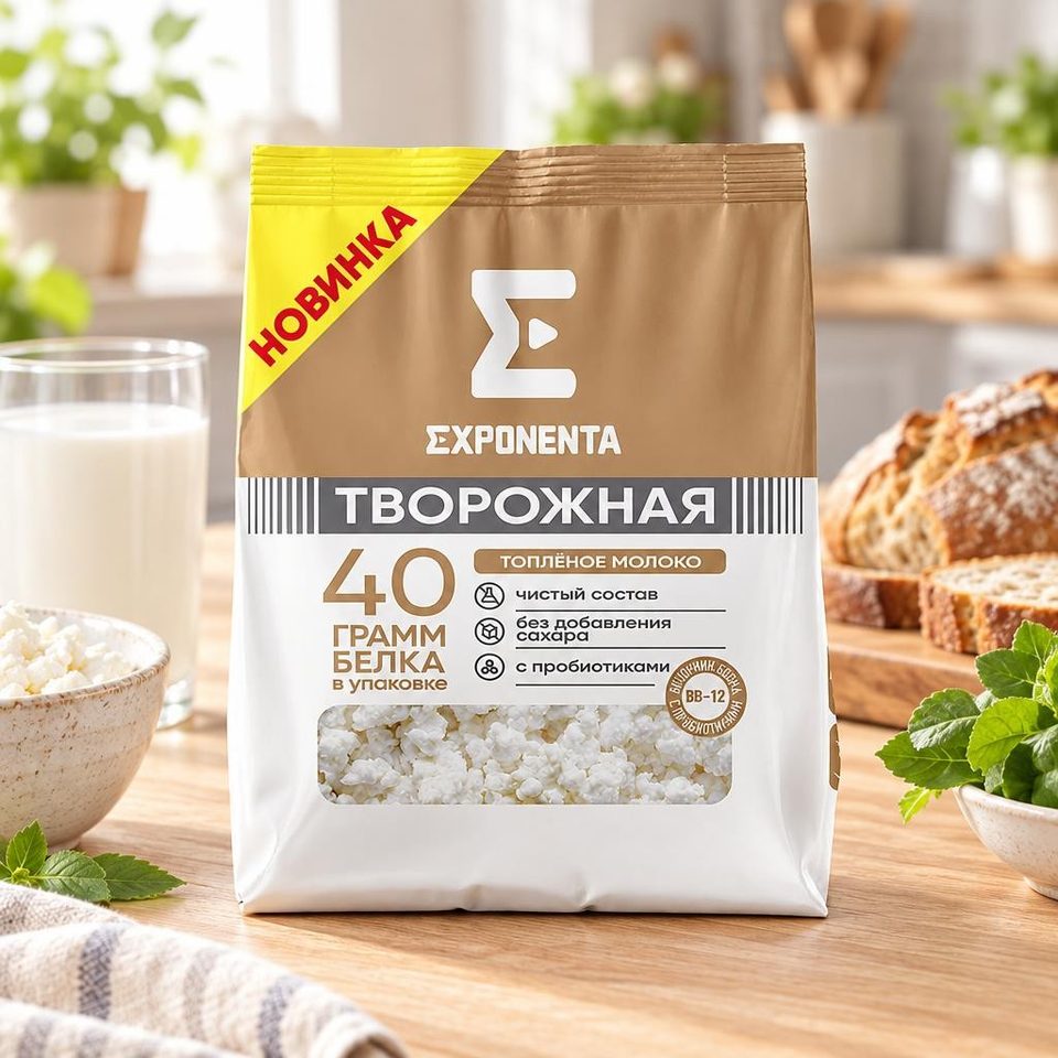 Exponenta Творожная топленое молоко 250гр