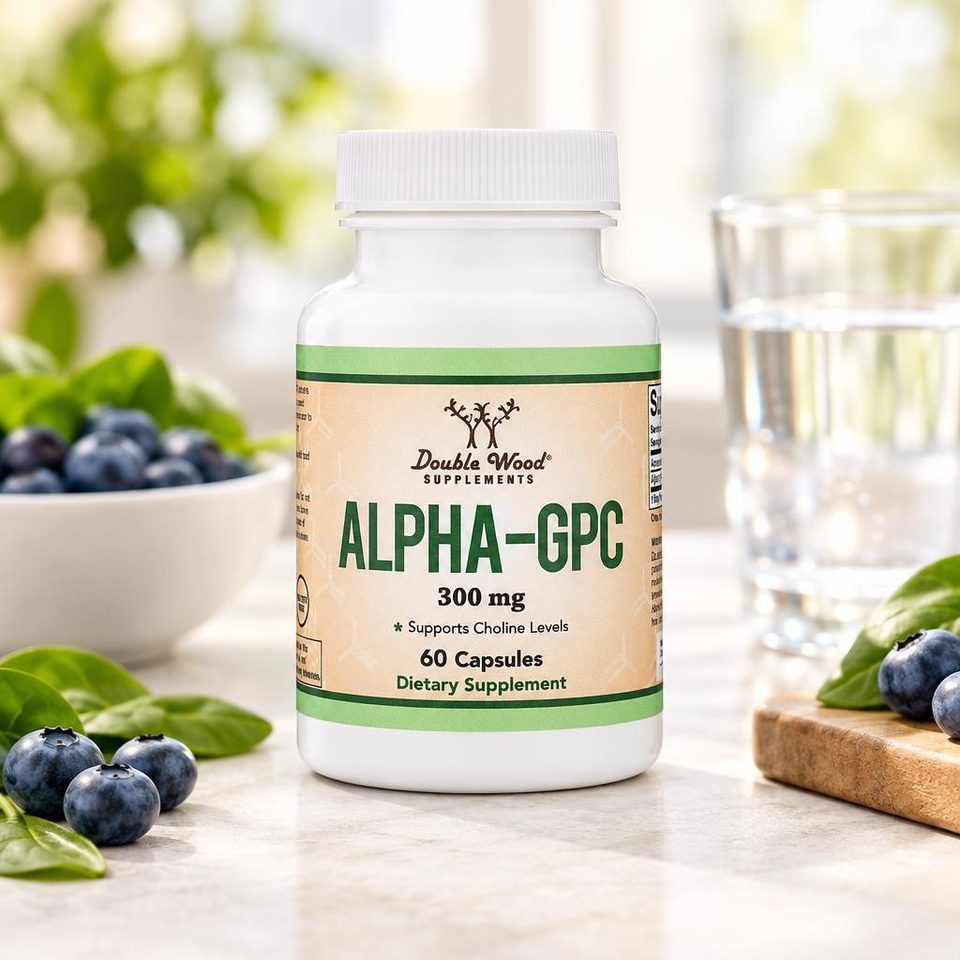 Double Wood Supplements - Alpha GPC - 300 mg 60capsules
