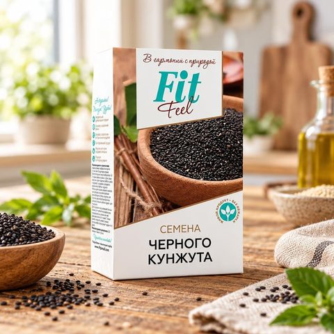 Семена черного кунжутат 150 гр TM Fit Mall