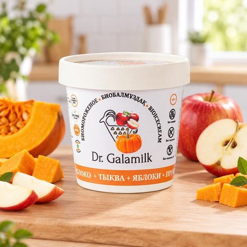 Galamilk Биомороженое Тыква+Яблоко 100гр