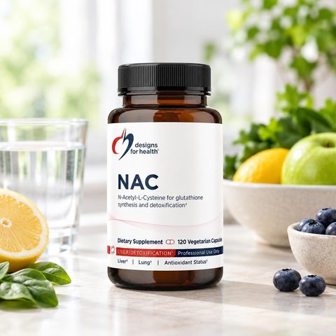 Designs For Health, N-acetyl L-cysteine, 120 Vegetarian Capsules