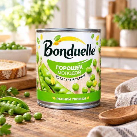 Bonduelle Горошек молодой 212мл