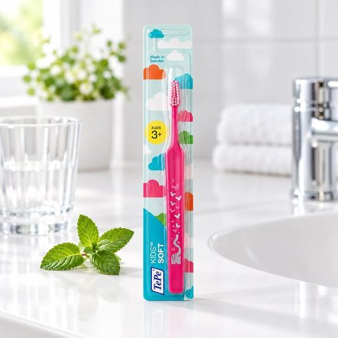 Зубная щетка TePe kids с 3л