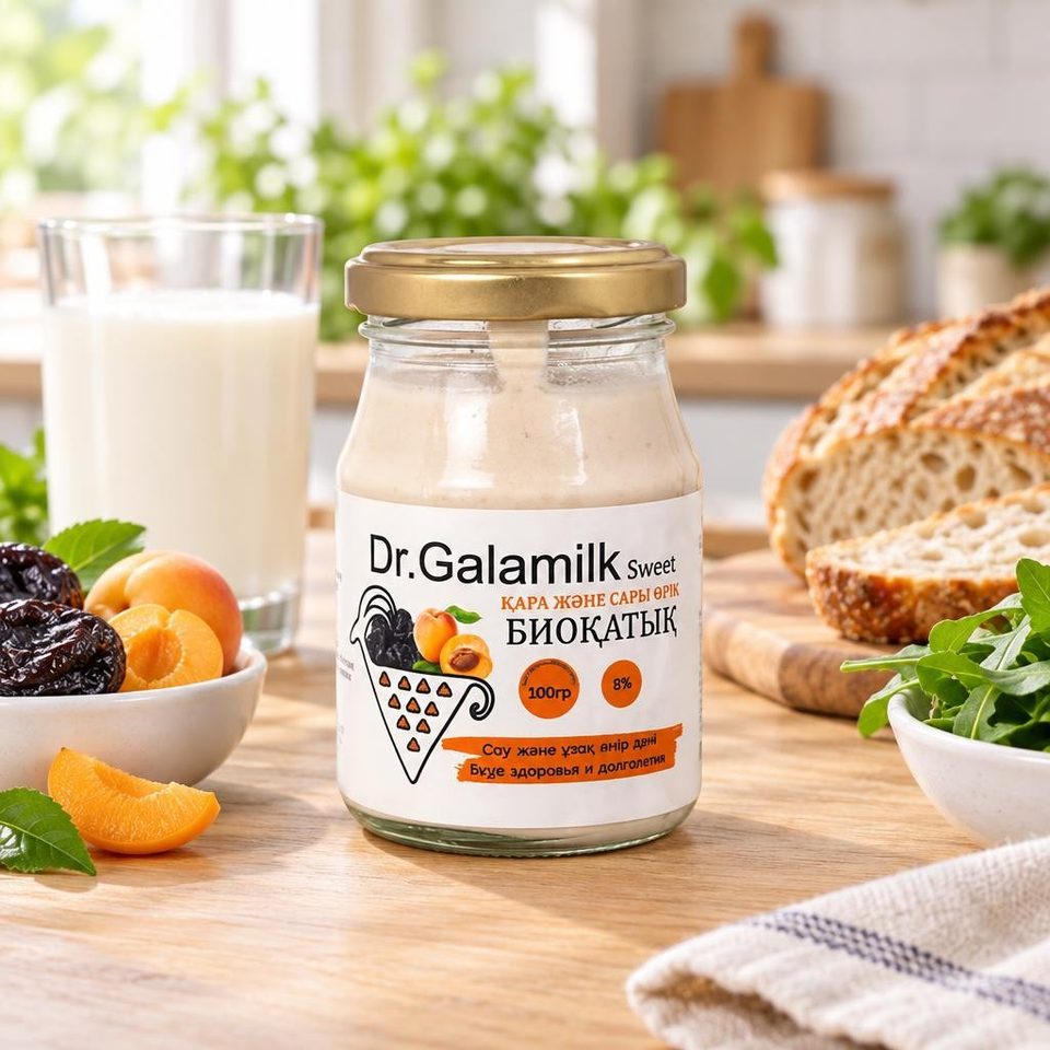 Galamilk Творожок Sweet чернослив-абрикос 100гр