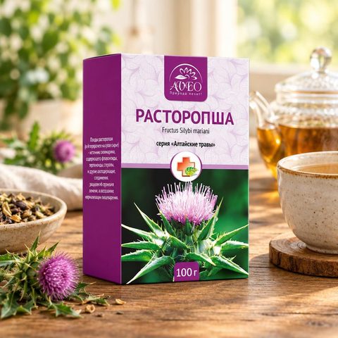 Аманат Алтайские травы Расторопши 100гр 40шт