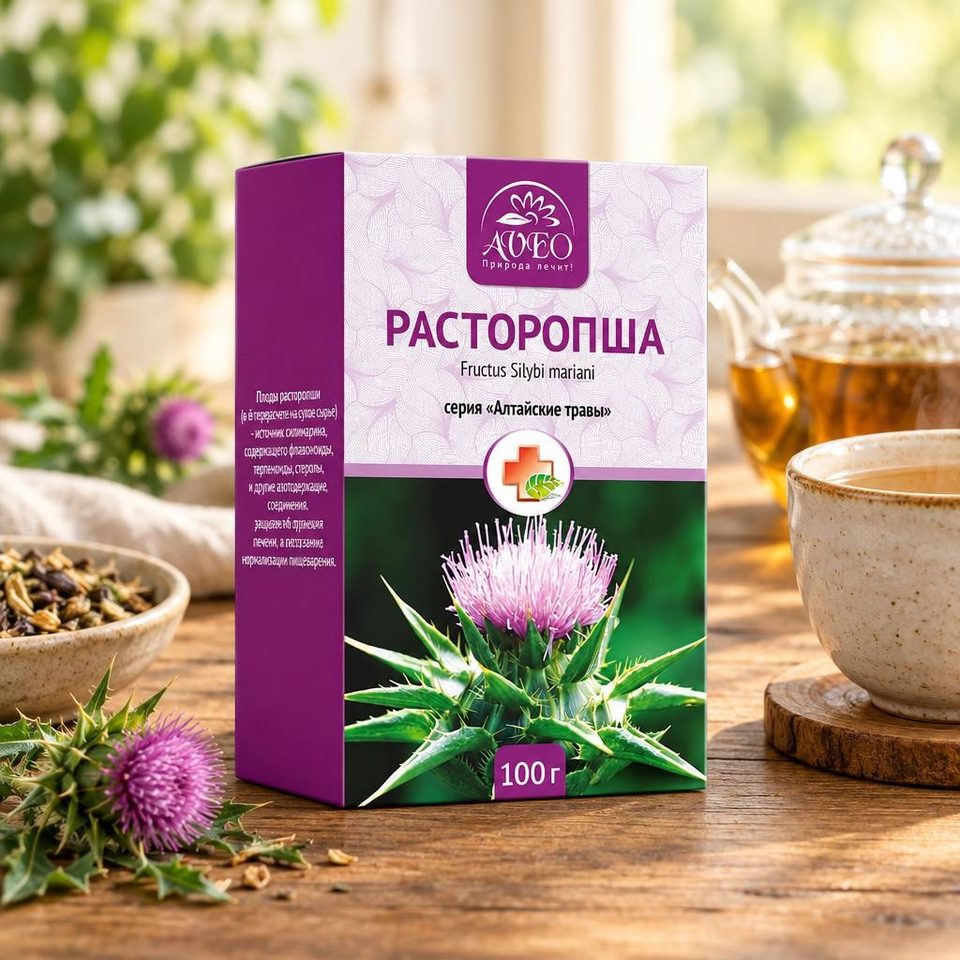 Аманат Алтайские травы Расторопши 100гр 40шт